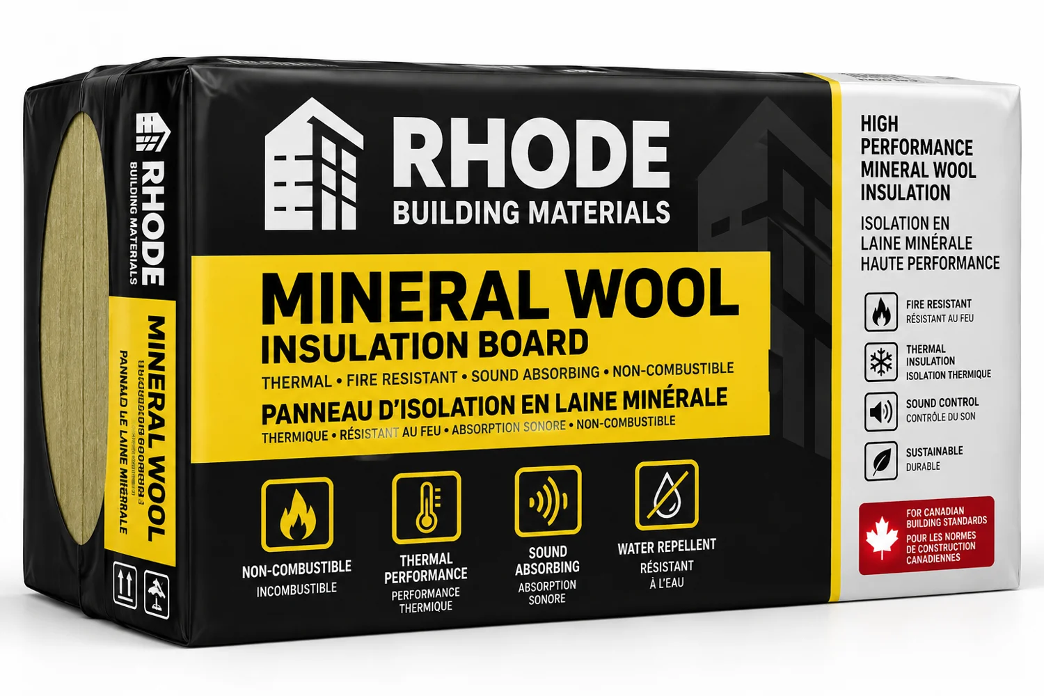 Rhode mineral wool insulation packaging